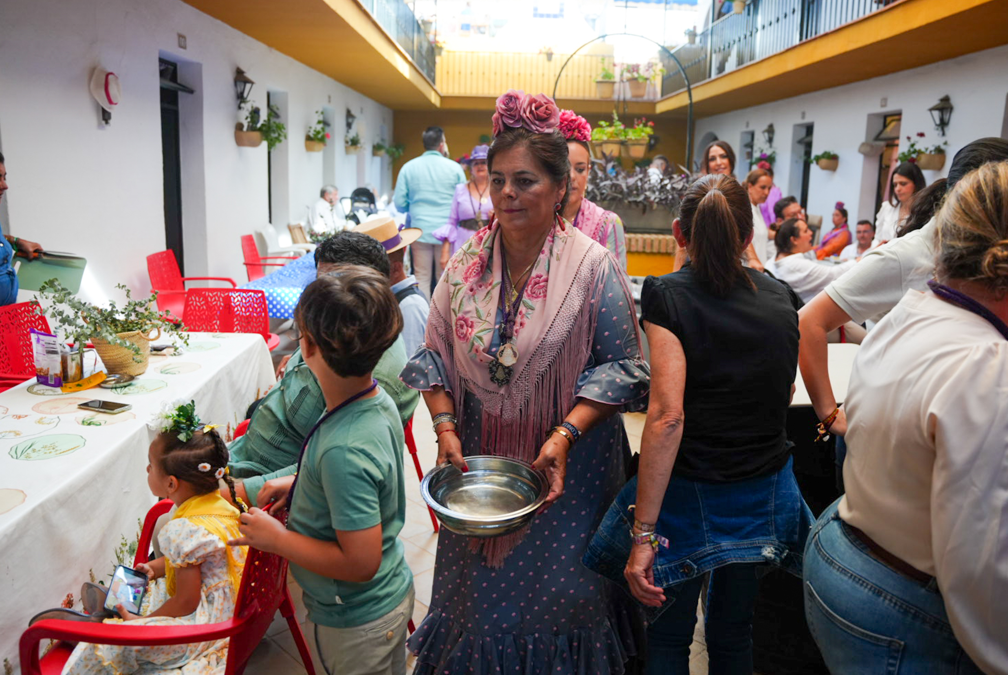 La casa de Hermandad de Jerez en el Rocío, antes de la llegada de la Virgen.