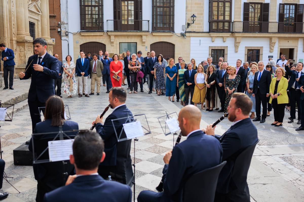 EMBAJADORES DE LA UNION EUROPEA DE VISITA EN JEREZ