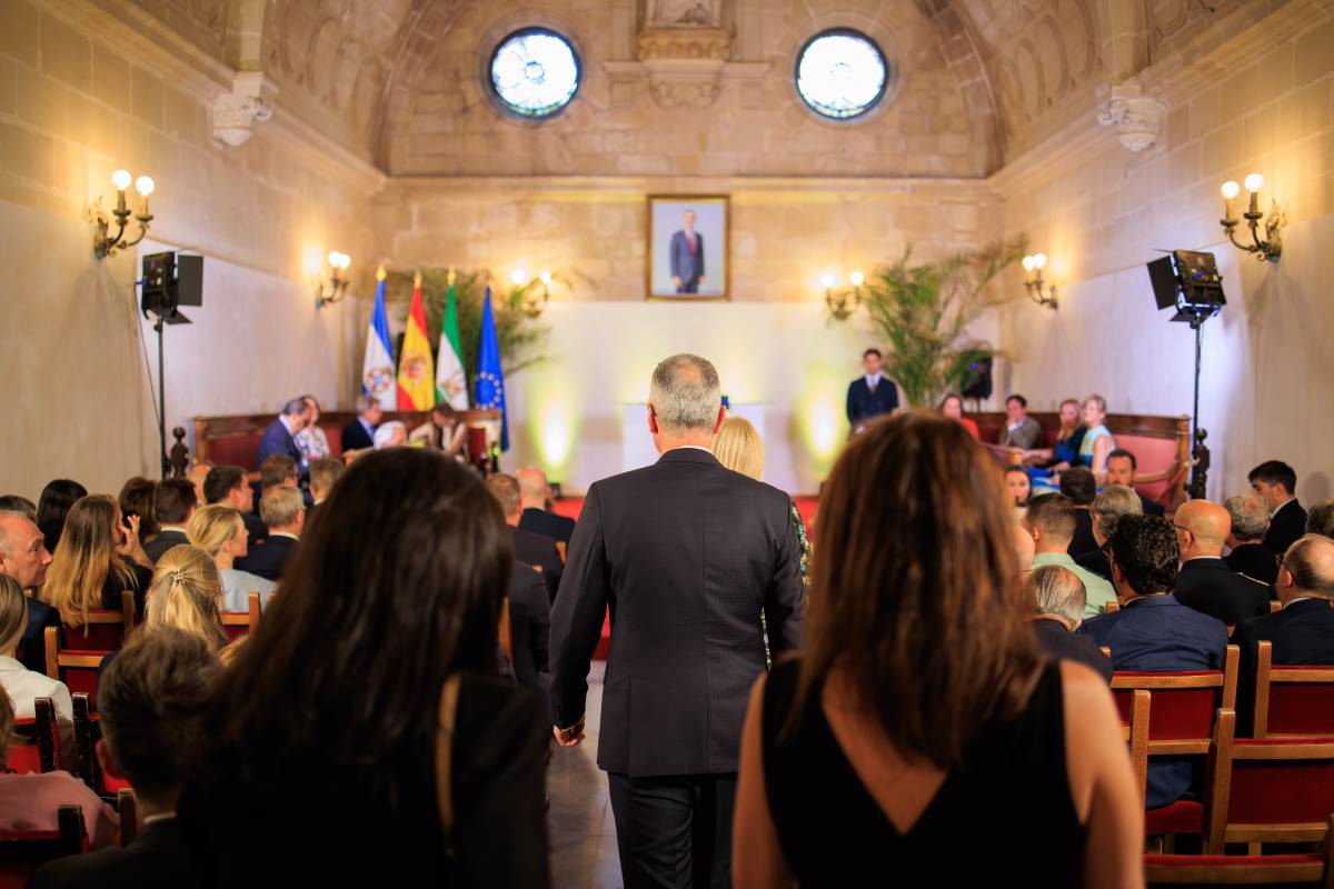 EMBAJADORES DE LA UNION EUROPEA DE VISITA EN JEREZ