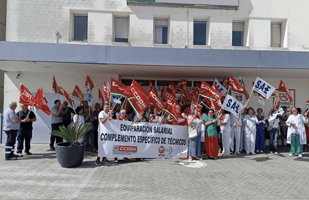 Los técnicos sanitarios del SAS se rebelan contra años de espera: 