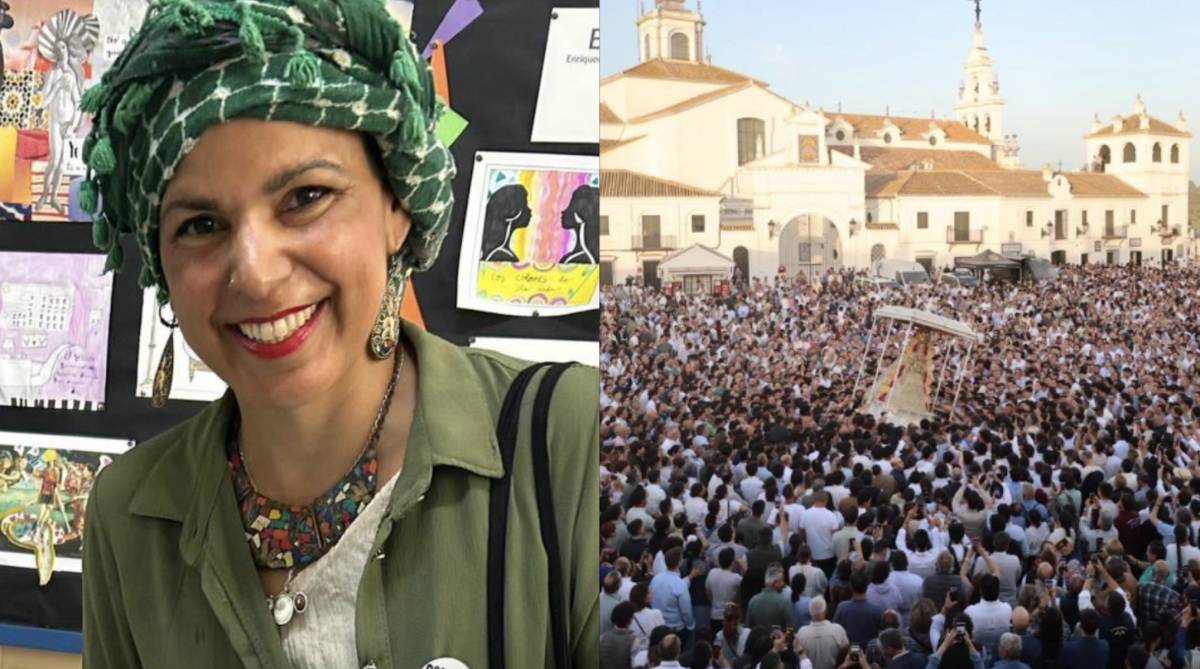 Teresa Rodríguez (Adelante Andalucía) sale en defensa de la Virgen del Rocío en redes: 