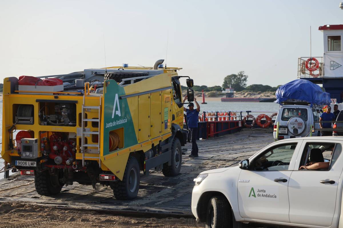 El incendio en Doñana a la vuelta del Rocío
