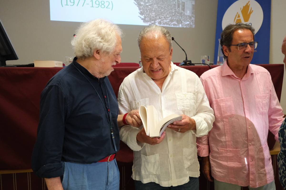 Pacheco, Rojas Marcos, Jose Luis de Villar en el Ateneo 