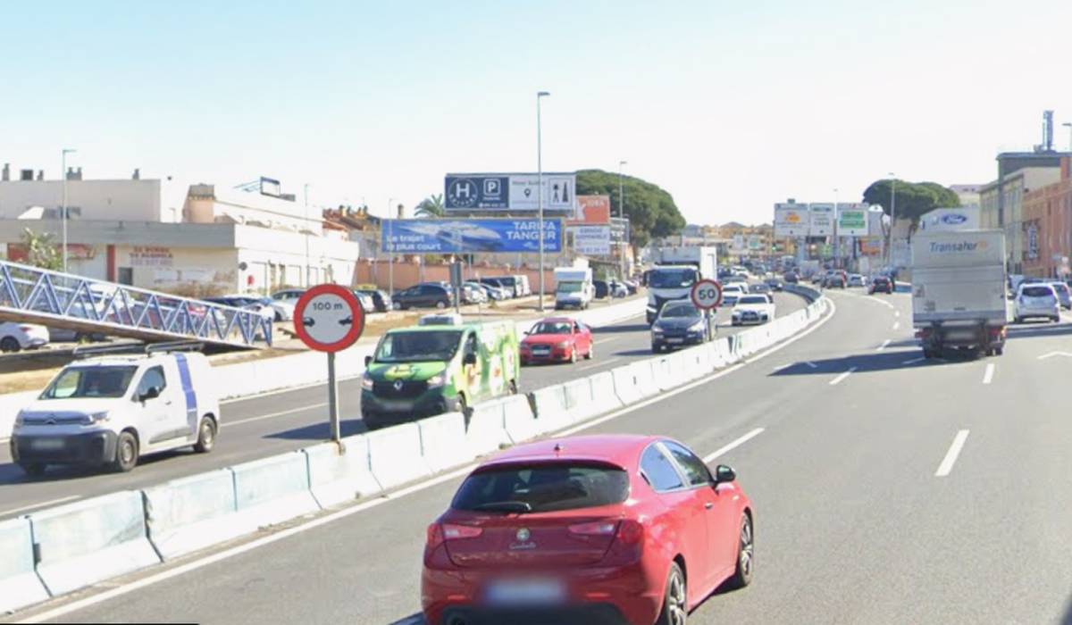Un siniestro en el túnel del Acceso Norte colapsa el tráfico hacia Algeciras