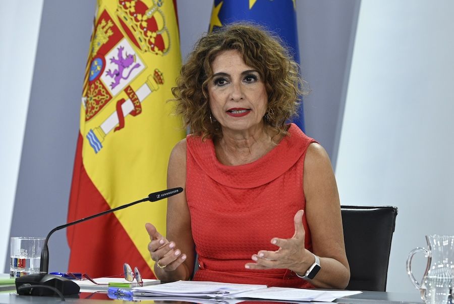 La ministra de Hacienda, María Jesús Montero. - 