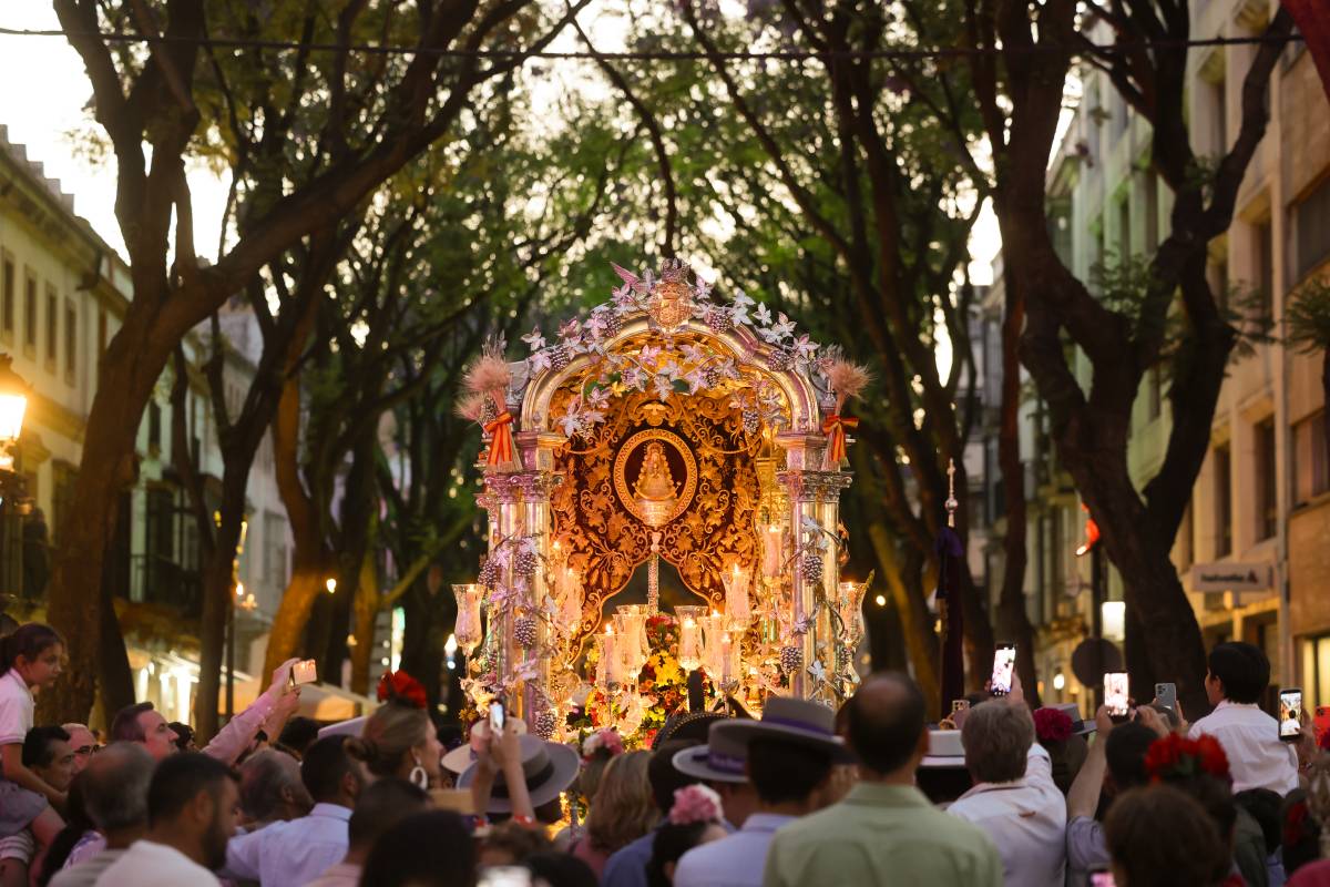 Así ha sido el atípico regreso de la Hermandad del Rocío a Jerez