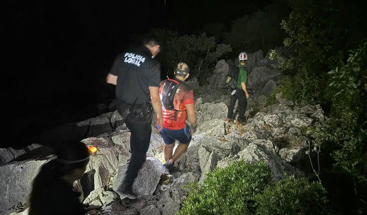 Momento de la búsqueda del hombre desaparecido en Ubrique - Momento de la búsqueda del hombre desaparecido en Ubrique