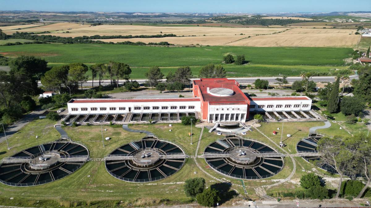 Potabilizadora agua Cuartillos , Jerez , consorcio Aguas Cádiz 