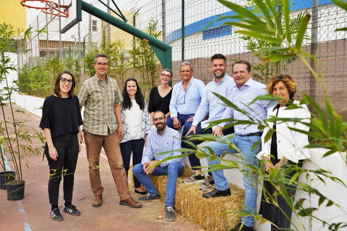 La sombra del bambú también educa: colegios andaluces dan una lección al cemento para combatir el cambio climático