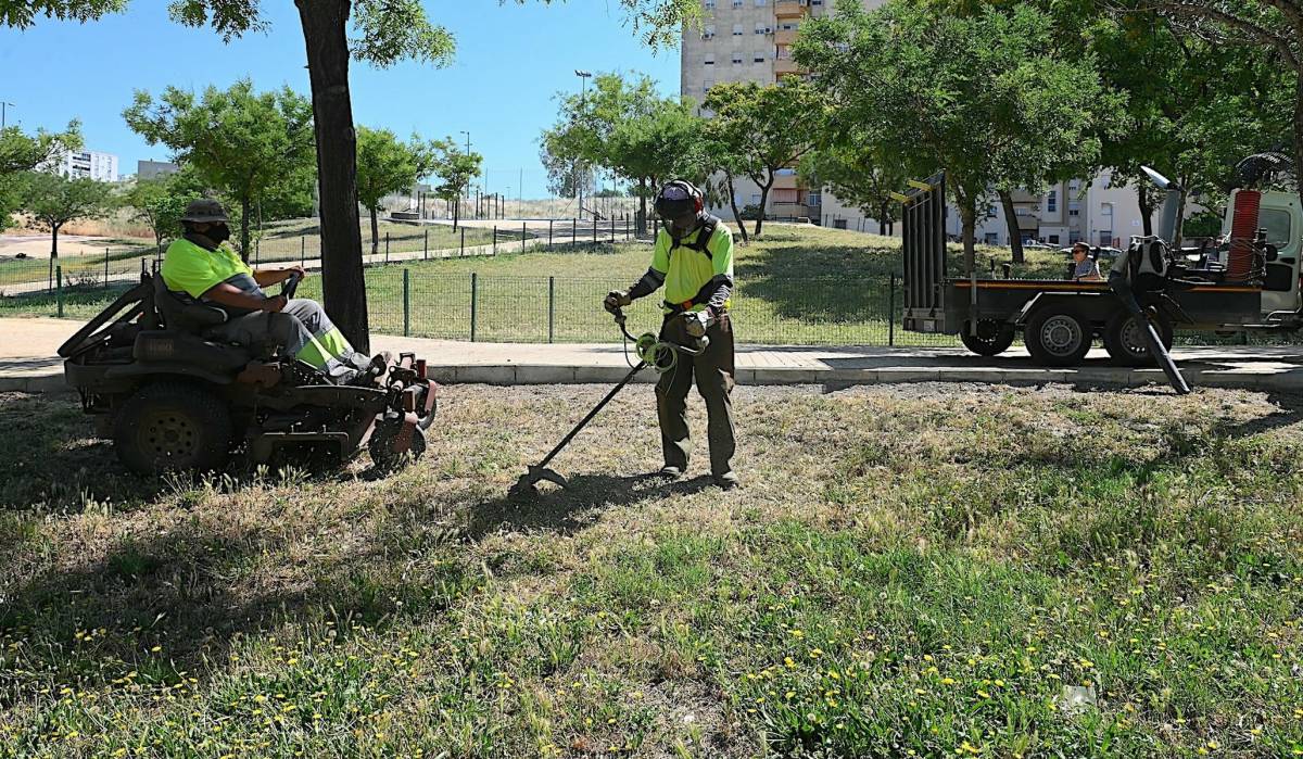 Jerez redobla los desbroces ante el riesgo de incendios: estas son las zonas claves donde se está actuando 