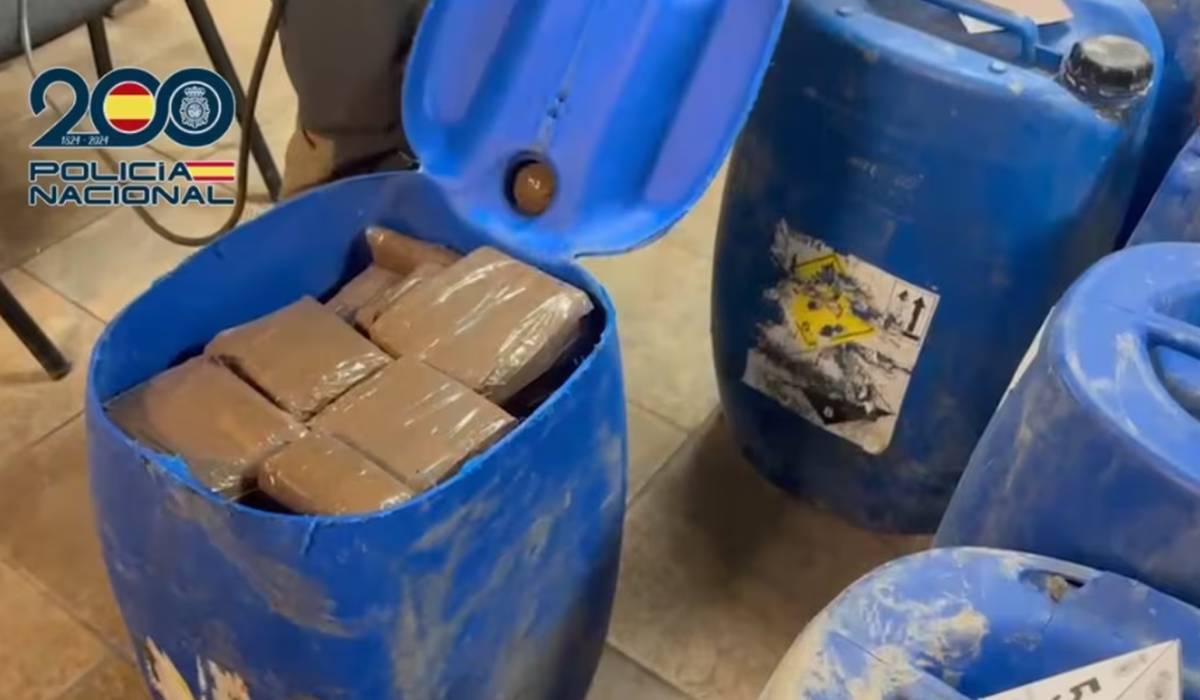 Freno a la carga de droga en Puerto Real: interceptan una furgoneta con 500 kilos de hachís y tres detenidos