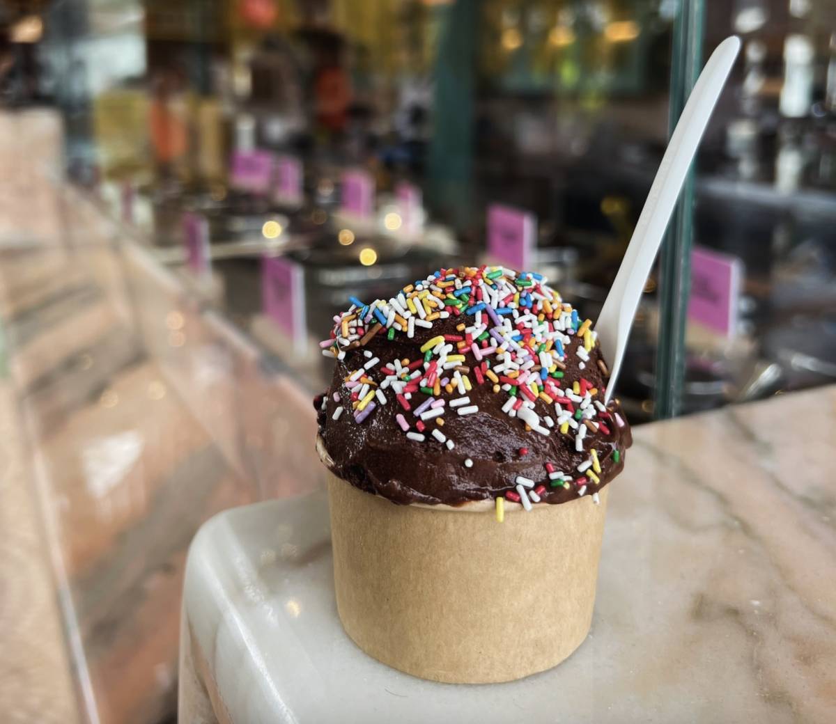 Helado artesano.