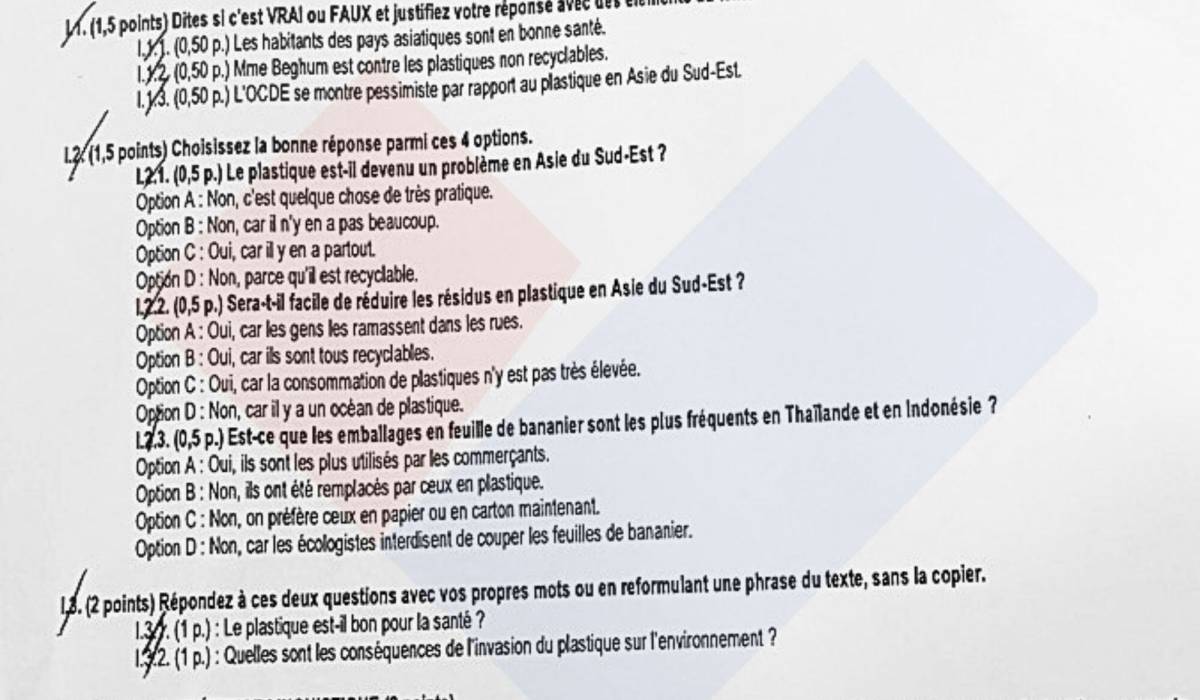 PAU junio 2026 Andalucía | Este es el examen completo de francés
