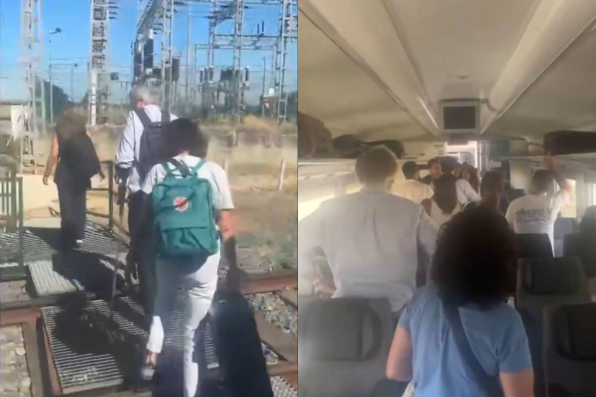 Un Alvia que salió de Jerez a las 08:11 hacia Madrid, parado horas después: obliga a los pasajeros a volver por las vías