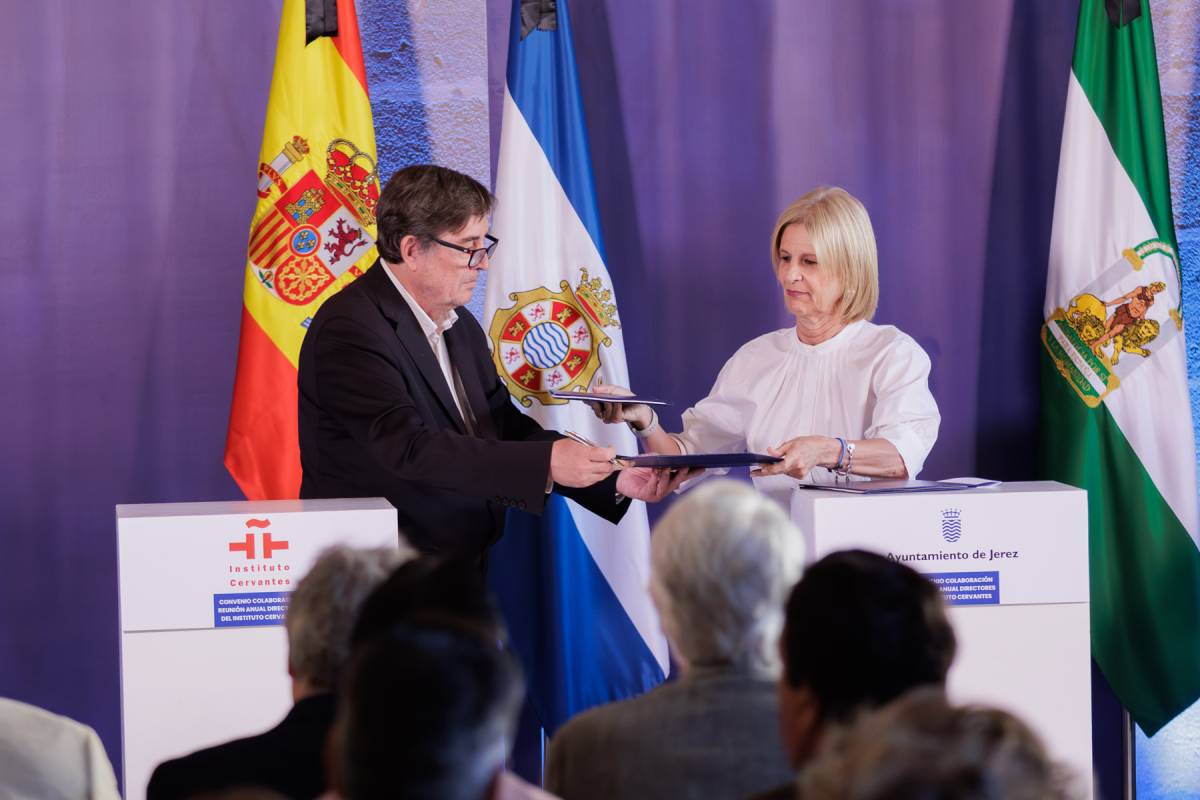 CONVENIO INSTITUTO CERVANTES FUNDACION CABALLERO BONALD AYUNTAMIENTO DE JEREZ