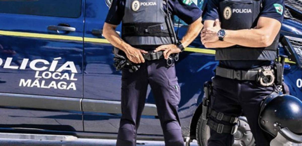 Una intervención de la Policía Local de Málaga. - 