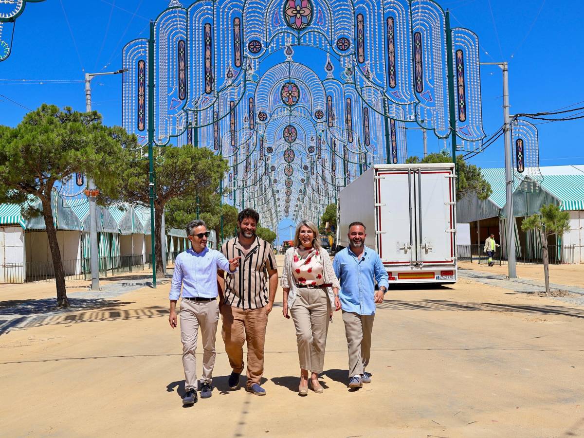 Novedades en la Feria de Chiclana 2026: estrena alumbrado y más caballos y árboles en el recinto