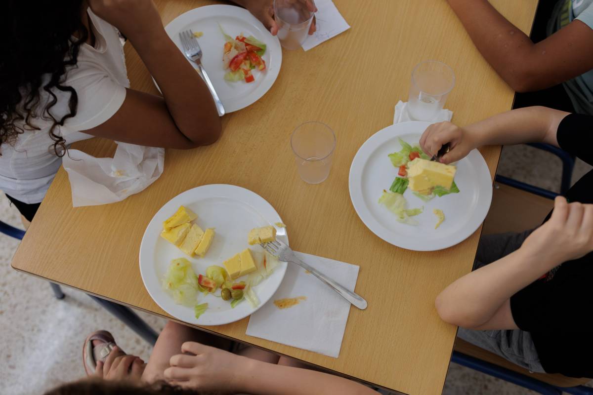 Un comedor escolar. - MANU GARCÍA