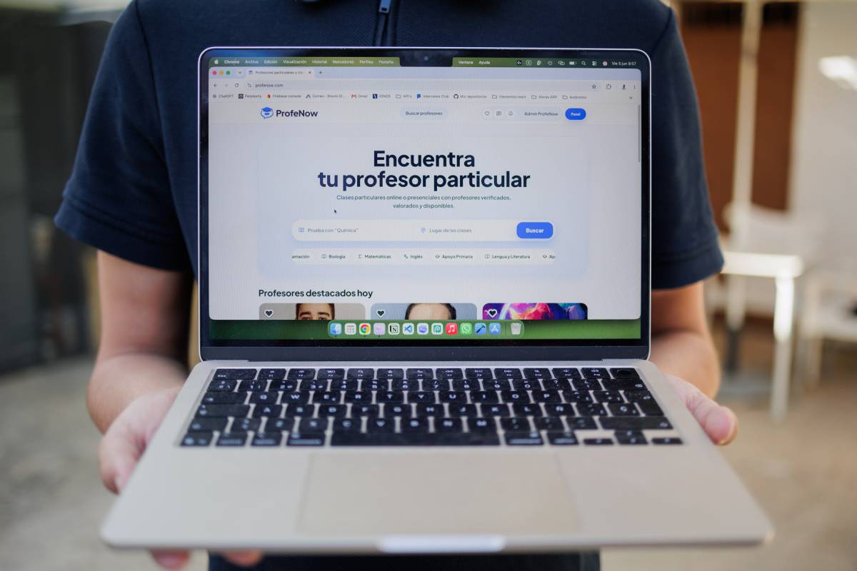 SERGIO EMPRENDEDOR PLATAFORMA PROFENOW ALUMNOS PROFES PARTICULARES