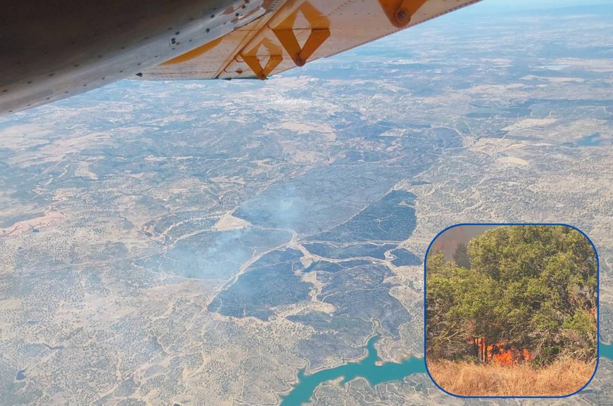 El incendio de Huelva alcanza ya las 1.000 hectáreas: 17 aeronaves de Infoca ya trabajan en Alosno