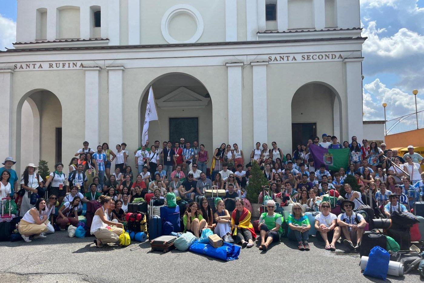 jovenes malaga visita papa