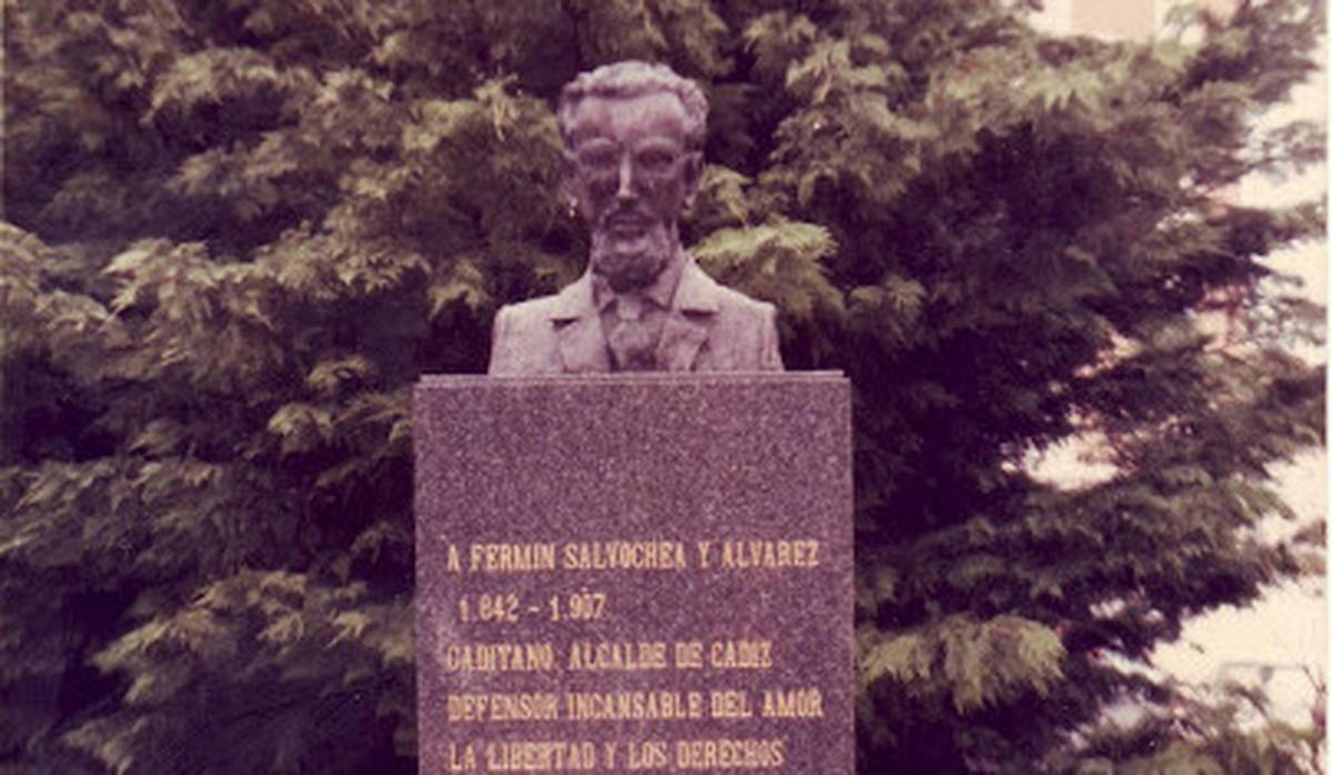 Presentación del busto a Fermín Salvochea en Cádiz - 