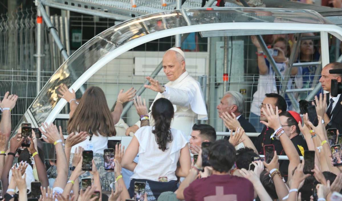 El Papa León XIV en su primer día de visita en España