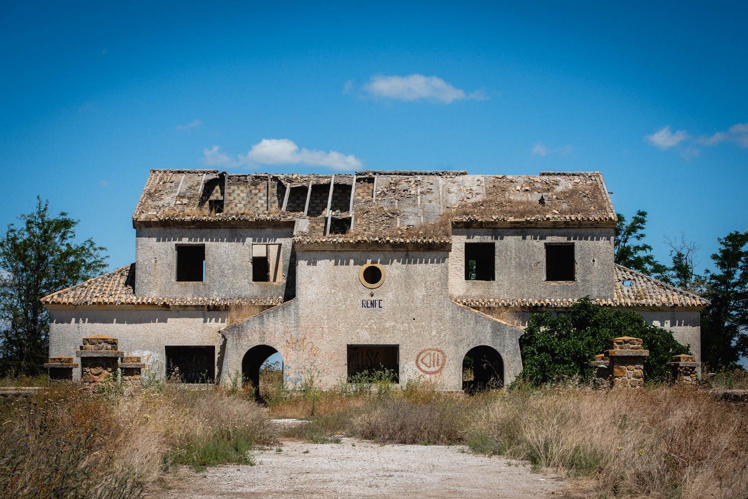 Una estación de tren abandonada. - MAURI BUHIGAS