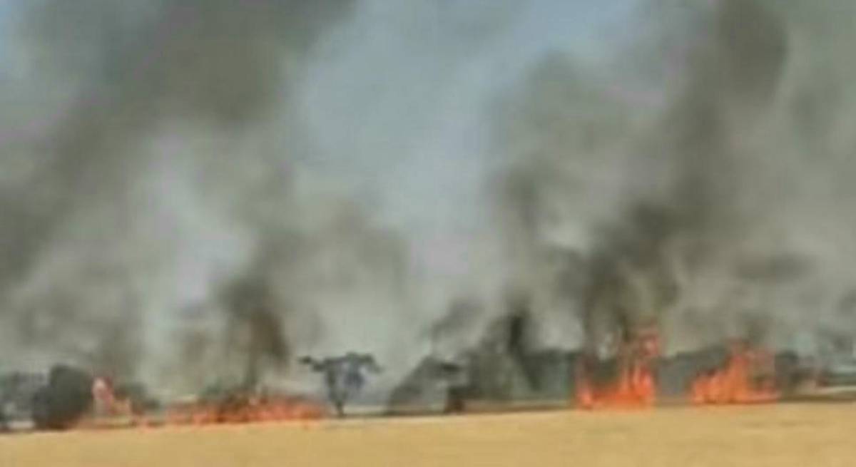 Primer incendio del 'verano' en el Jerez rural: arde la Dehesa en El Torno