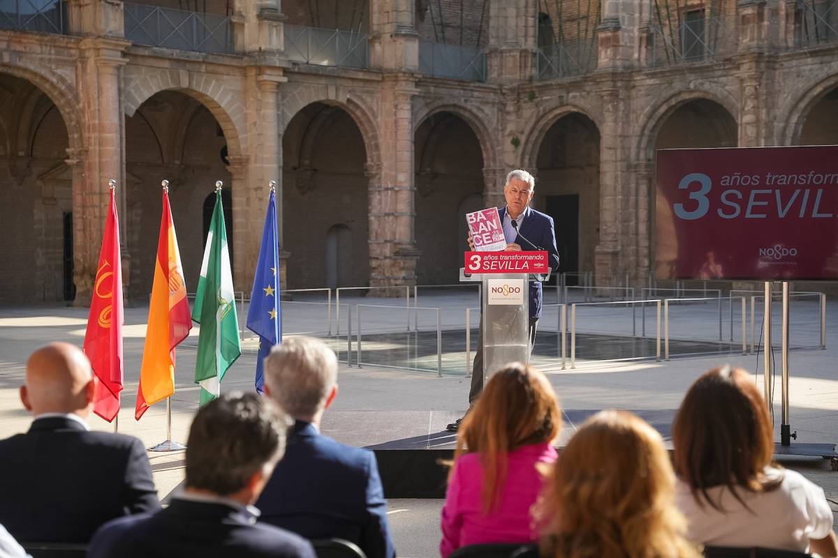 alcalde sevilla jose luis sanz balance tres años - alcalde sevilla jose luis sanz balance tres años