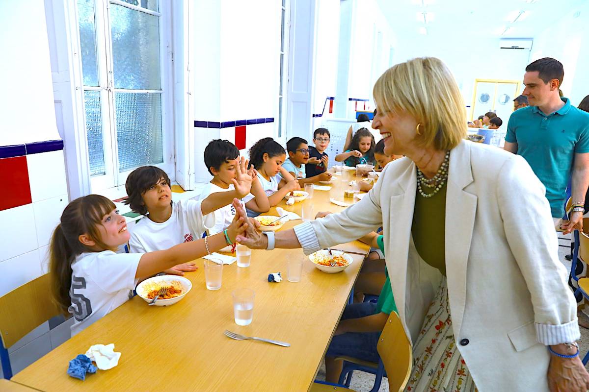 El CEIP Miguel de Cervantes de Jerez estrena comedor escolar tras años de reivindicación de las familias