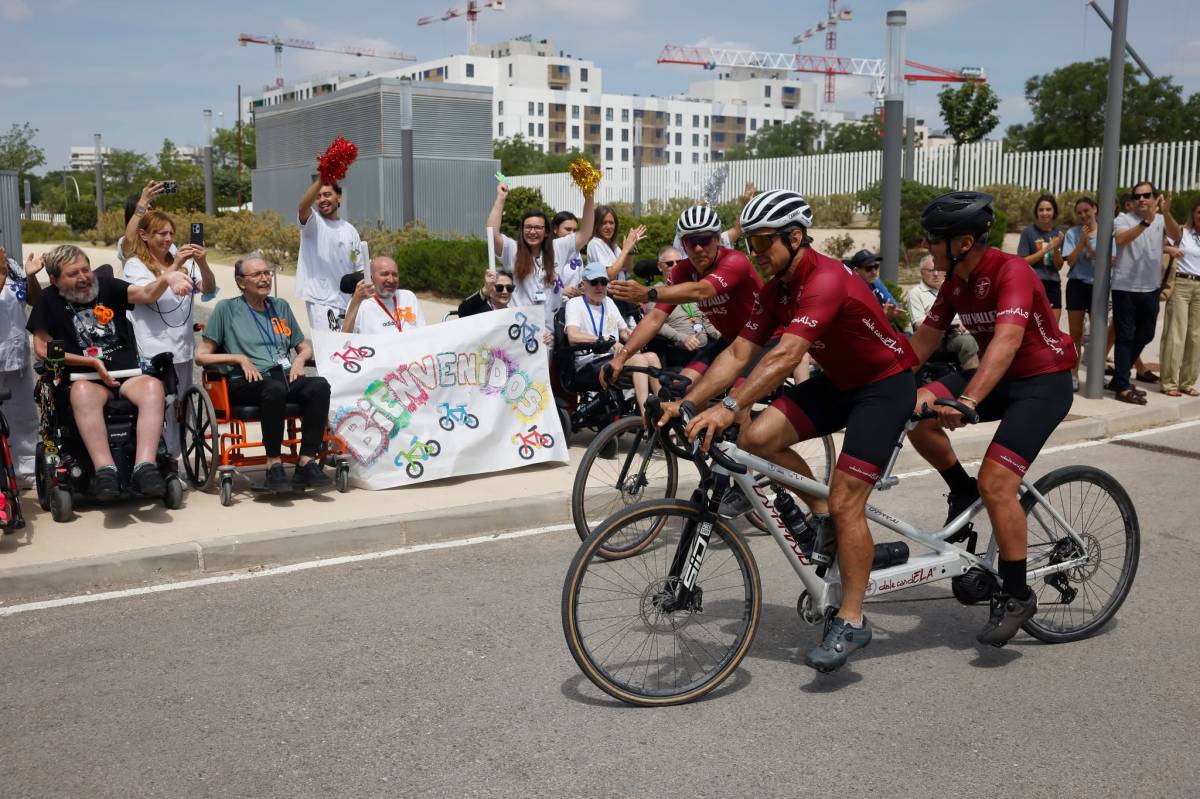 Jaime Lafita y parte de su equipo, a su paso por Madrid. - Jaime Lafita y parte de su equipo, a su paso por Madrid.
