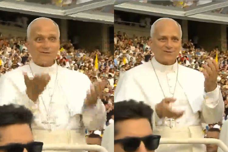 Ni influencers, ni Marc Márquez: el Papa León XIV vuelve a sorprender realizando el 'six seven' en Barcelona 