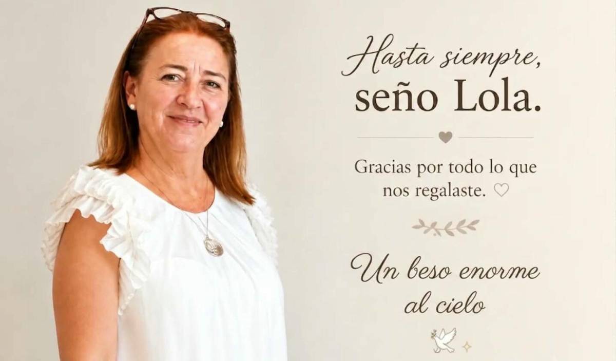 La Salle Mirandilla de Cádiz despide con un emotivo mensaje a la seño Lola Olozábal: 