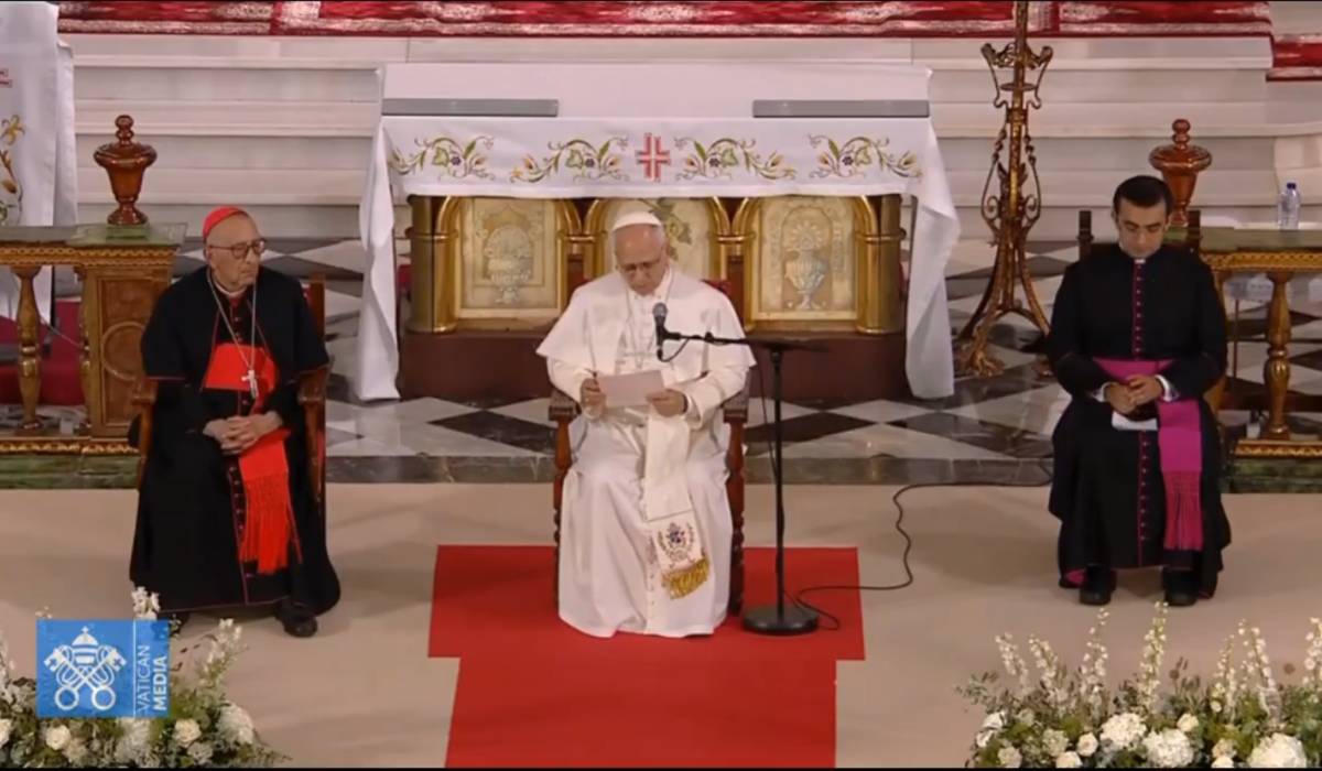 El Papa León XIV durante su paso por Barcelona