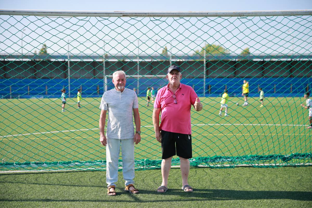 Los Palacios Manuel Batalla y Antonio Salmerón escuela de futbol - JUAN CARLOS TORO Los Palacios Manuel Batalla y Antonio Salmerón escuela de futbol