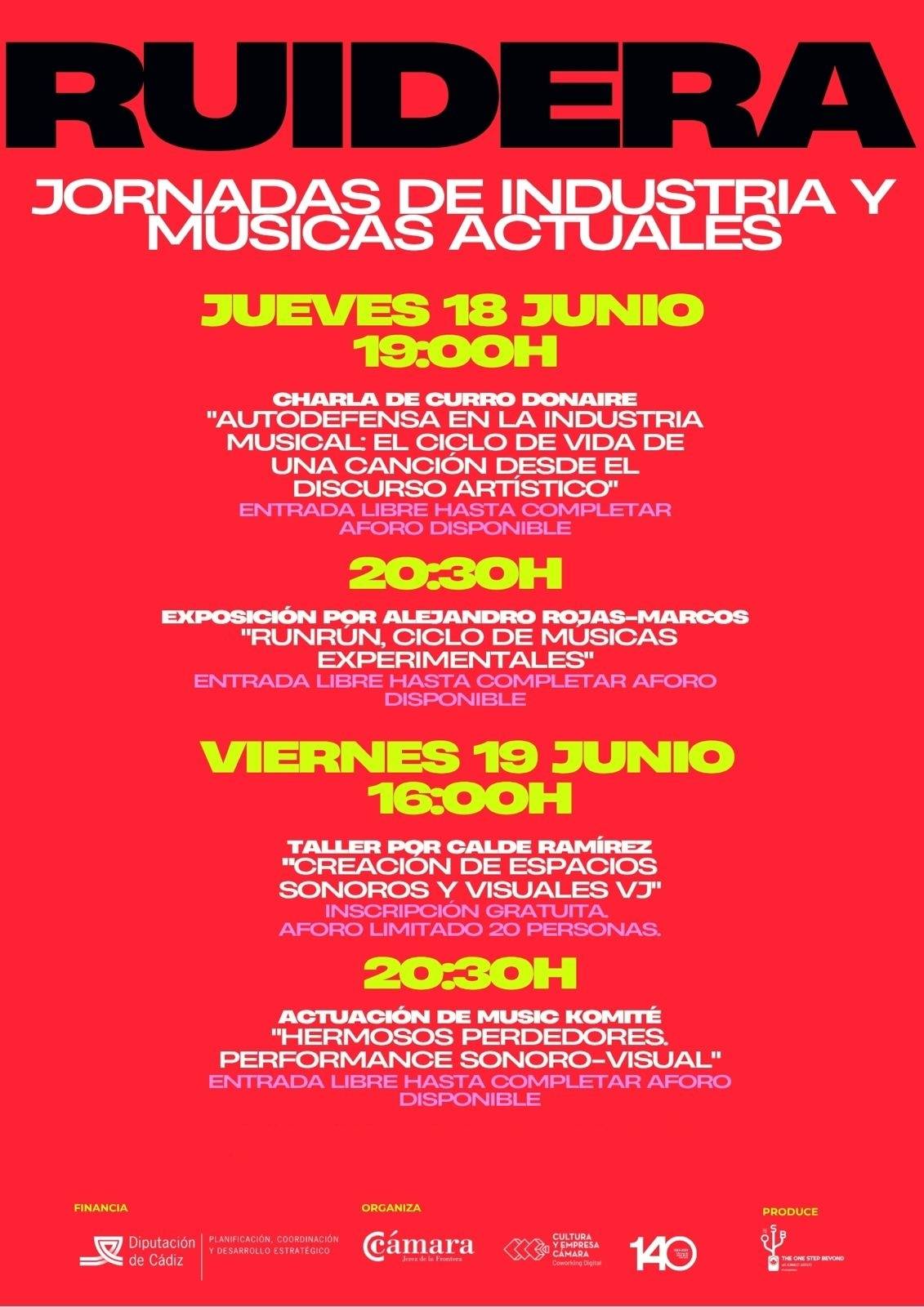 Cartel de las jornadas.
