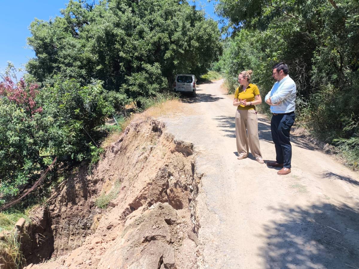 La Junta invierte 1,6 millones en reparar caminos rurales en la Sierra de Cádiz tras las borrascas y arranca las obras en Prado del Rey