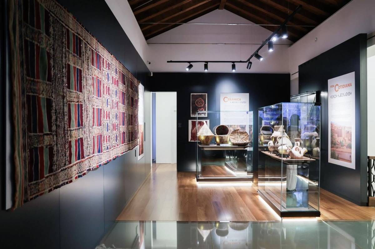 Interior del nuevo museo en el Carmen de los Porcel.