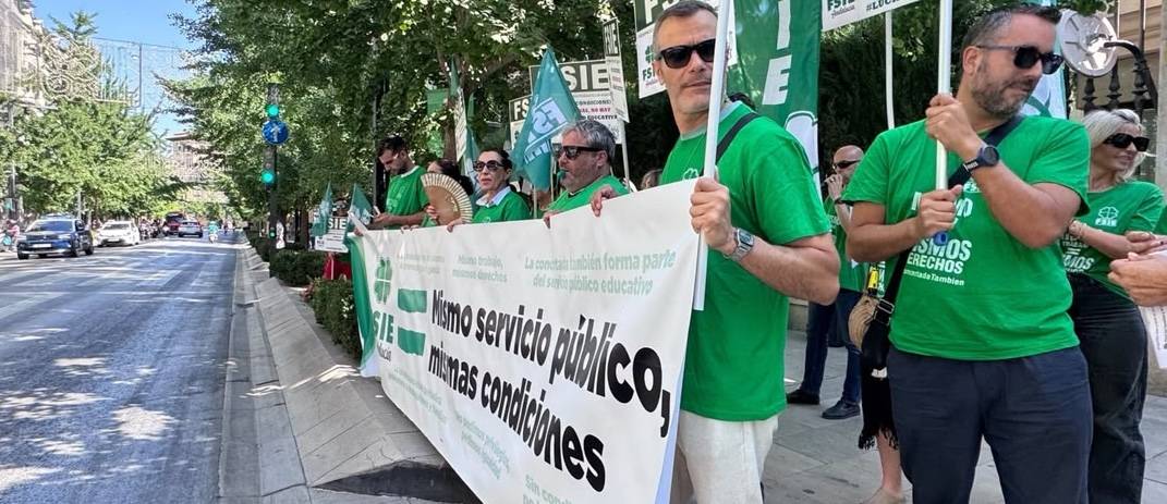 Protesta de FSIE por la diferencia de trato a la educación concertada.