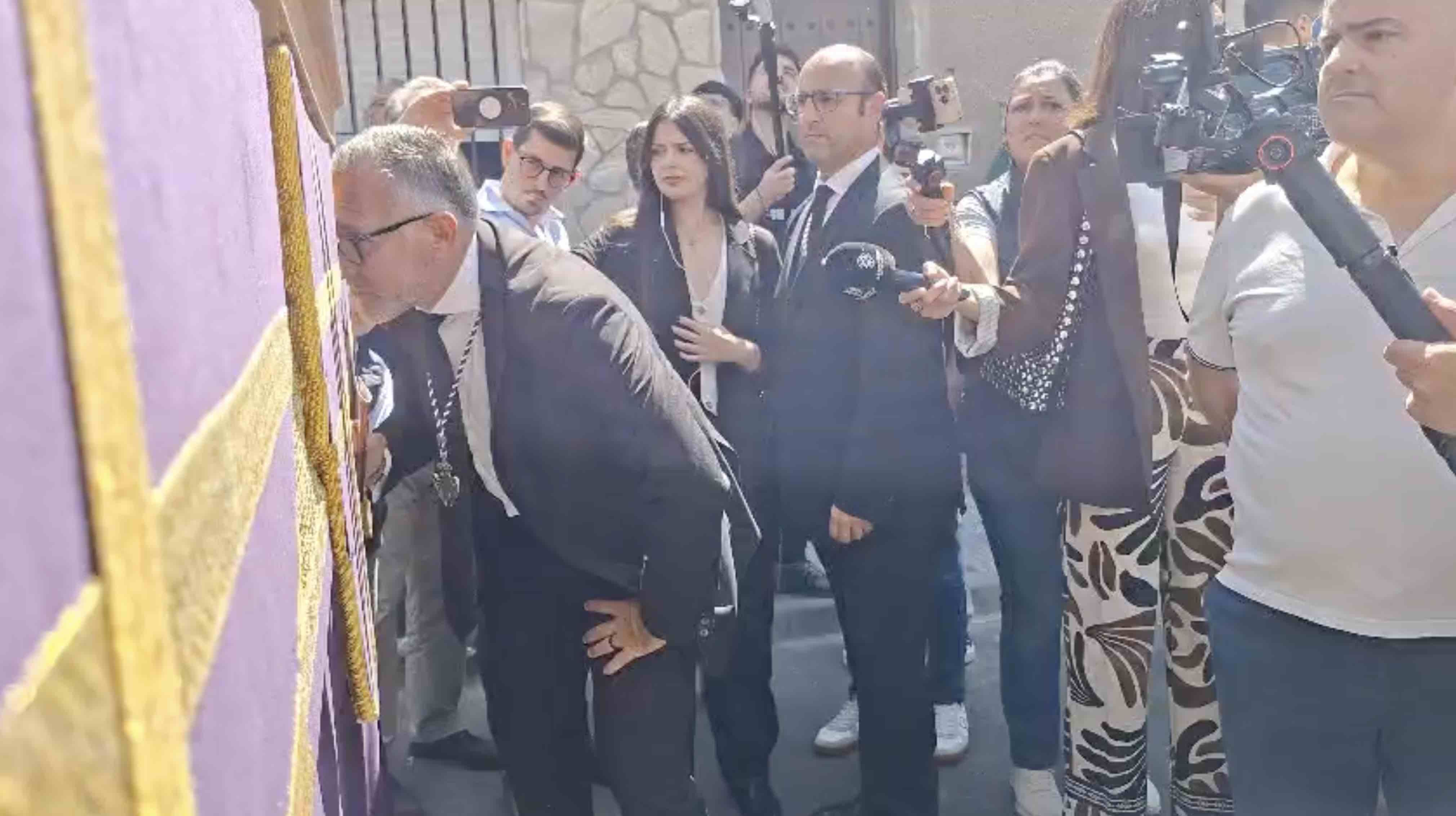Tomás Sampalo, durante una levantá dedicada a su hijo Pablo. - 
