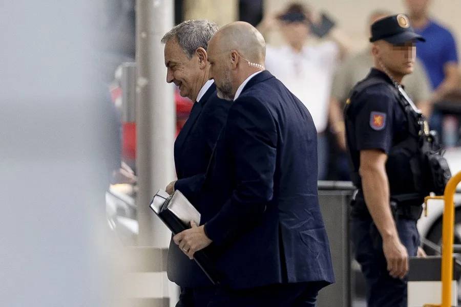 Zapatero, llegando a la Audiencia Nacional. - Daniel González/EFE