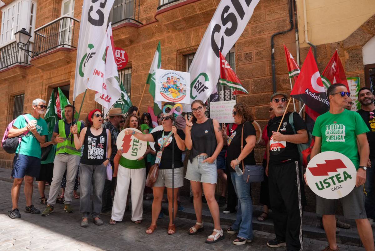 Protesta FP en Cádiz 