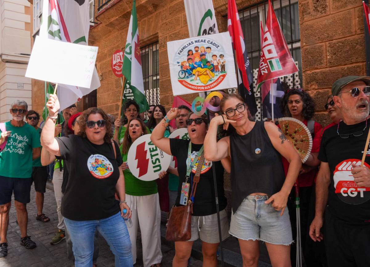 Protesta FP en Cádiz 