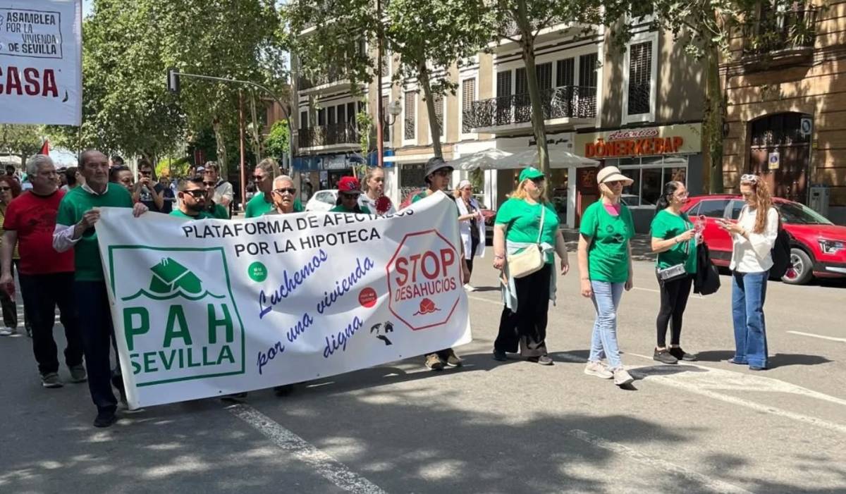 Convocan una gran marcha por la vivienda en Sevilla, una ciudad con un centro histórico que ha perdido 3.000 habitantes en diez años