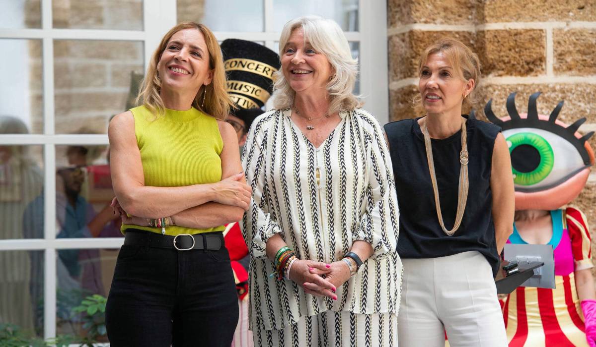 Almudena Martínez, Mercedes Colombo y Déborah Casillas, durante la presentación de la nueva edición Concert Music Festival - Almudena Martínez, Mercedes Colombo y Déborah Casillas, durante la presentación de la nueva edición Concert Music Festival