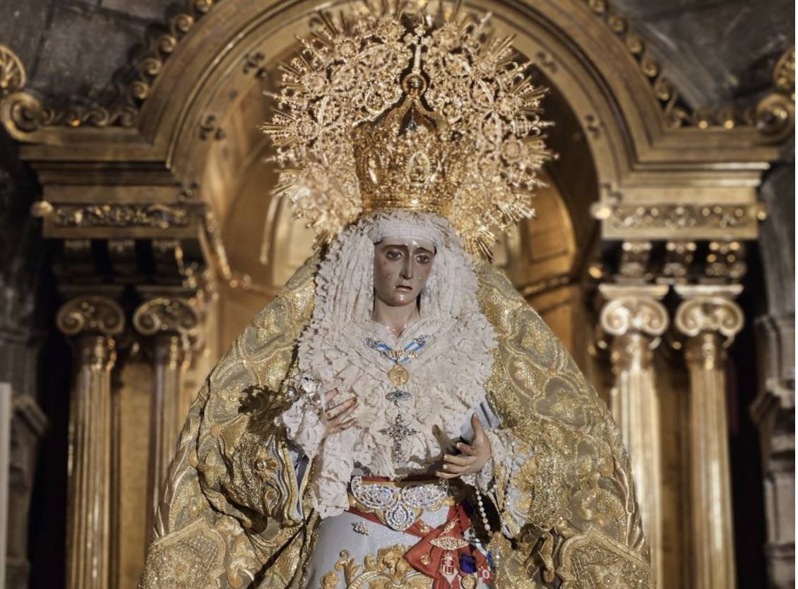 La imagen de la Esperanza de la Yedra estará el lunes en la inauguración del centro de salud que lleva su nombre en Jerez