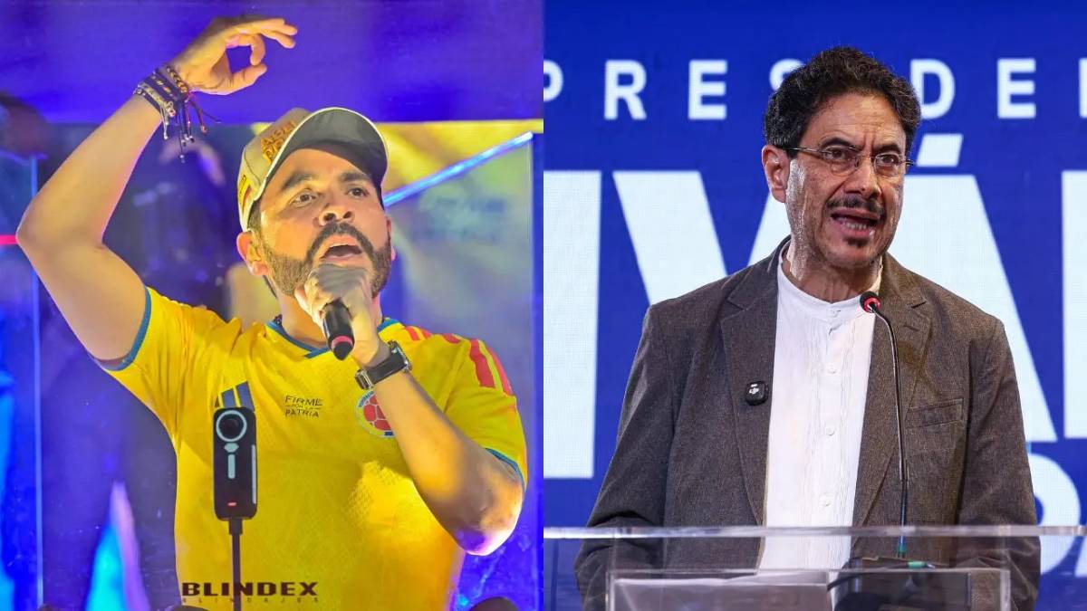 Abelardo de la Espriella e Iván Cepeda, candidatos a la presidencia de Colombia. - 