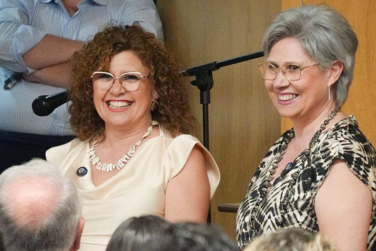 Las hermanas María José y Rosario Rama, las encargadas de la intervención.