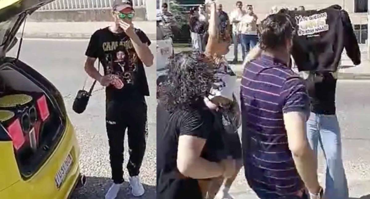 La despedida más 'cani' a 'El Lupi' en Sevilla: con música a todo volumen desde un coche enfrente del tanatorio
